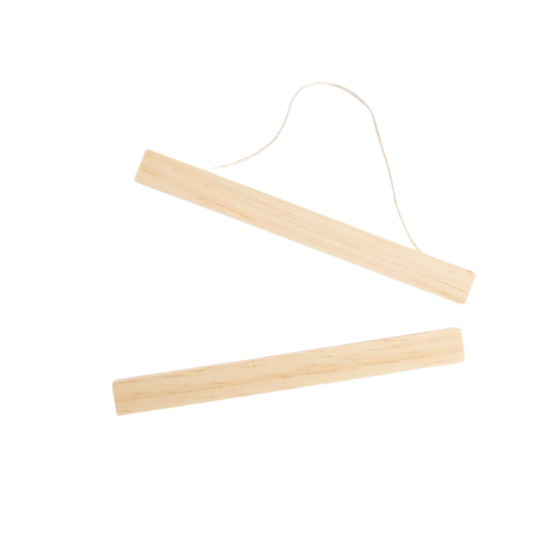 Magnetische posterhanger - in Teak & Blank hout