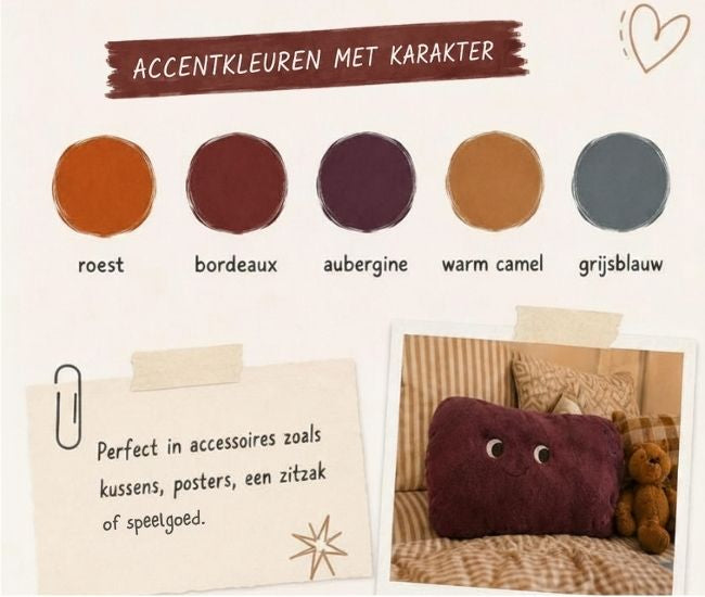 Speelse kleine jongenskamer met kleurrijke accenten, zachte stoffen en Scandinavische sfeer