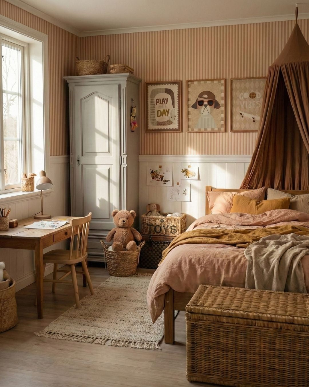 Jongenskamer Modern Vintage_kleurrijk